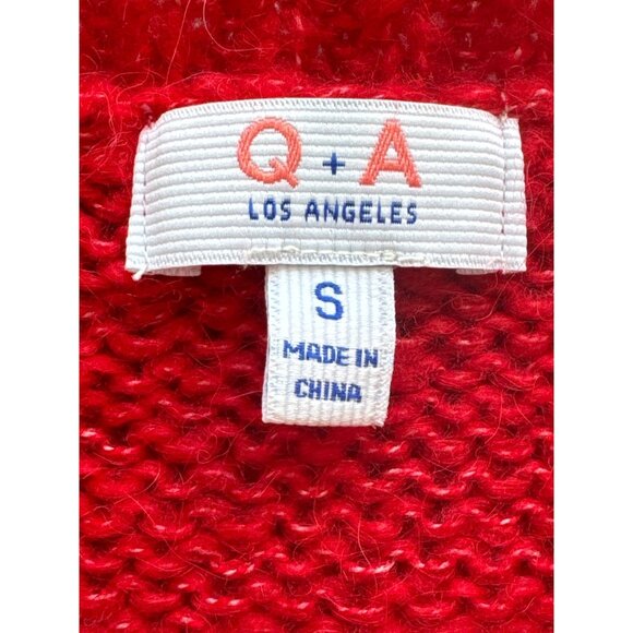 Q&A Los Angeles Color Ombre blocked super cozy sweater knit long sleeve women’s - Picture 5 of 10